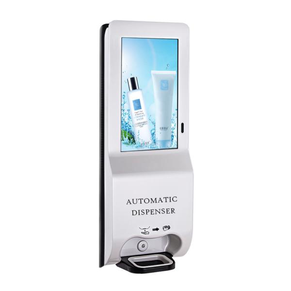 Auto foaming dispenser 21.5 Inch Hand Sanitizer Advertising Kiosk ,1080P Hand