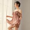 Buy cheap Lace Thin Style Home Clothes Sexy Nightdress Plus Size Silky Lace Women Lingerie from wholesalers