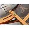Buy cheap Monogram Printing 30cm Women'S Leather Crossbody Sling Bag Gold Ball Decoration from wholesalers