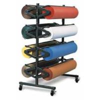 Buy cheap Heavy Duty Vinyl Roll Floor Storage Rack , Metal Iron Tube Vinyl Roll Holder product