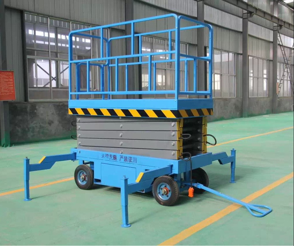4m 6m 8m 10m 12m Portable Scissor Lifts Mobile Scissor Lift Platform