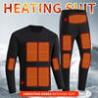 Buy cheap Winter Men Warm Electric Heating Suit Set Heating USB Heated Thermal Underwear from wholesalers