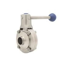 Buy cheap Pneumatic Controls 2 Inch Butt Weld Hygienic Butterfly Valve product