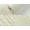 Buy cheap Non Woven Interior Decorating Wallpaper , Beige Flocking Striped Wallpaper For Living Rooms from wholesalers