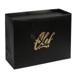 Personalized Custom Black Magnetic Closure Paper Shoe Boxes With Logo Packaging
