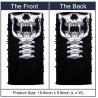 Buy cheap Sublimation Cotton Polyester Microfiber Skeleton Face Bandana from wholesalers