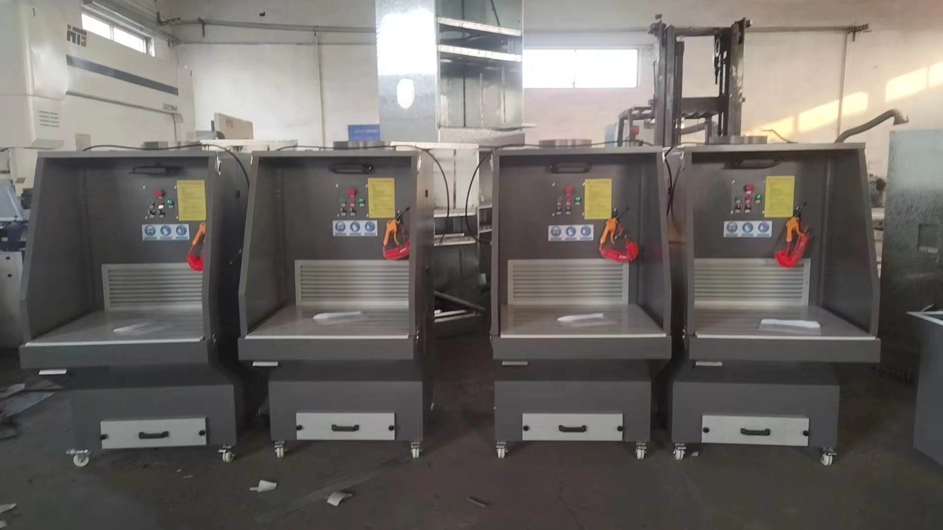 Movable Furniture Workshop Dust Collector Grinding Downdraft Table