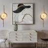 Buy cheap Postmodern personality natural marble light luxury art wall lamp simple living room creative marble wall light (WH-OR-13 from wholesalers