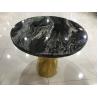 Buy cheap Minimalist Wrought Iron Marble Coffee Table from wholesalers