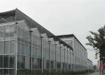 4m Section Width Glass Greenhouse Kit , Greenhouse System For Fruit Seedlings