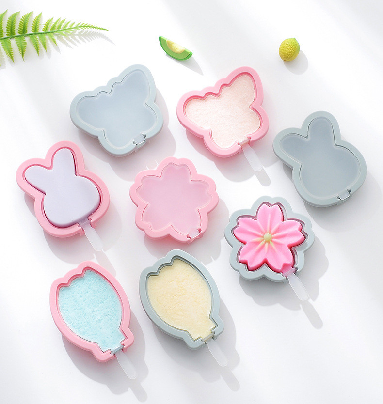 Cute Ice Cube Trays Silicone Cloud Chocolate Mold Wax Melt Molds Easy Release Ice Trays Non-Stick Chocolate Soap Pudding Jello Ice Cube Tray