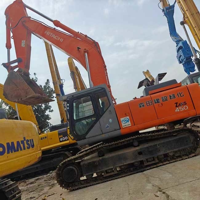 Used Large Crawl Excavator HItachi ZX450-6 Big Bucket Capacity For Construction