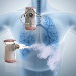 Portable Vibrating Mesh Inhaler Home use Atomization Rate ≥0.3ml/min