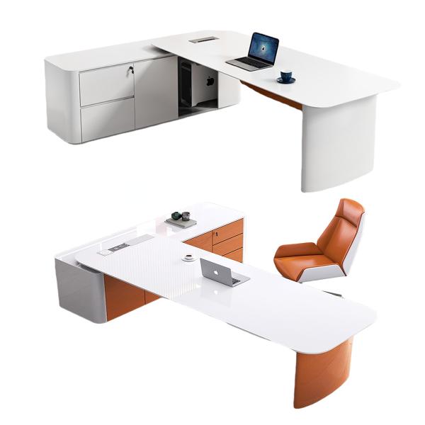 Buy cheap Simple Style Employee Office Desk with and ISO9001/ISO14001 Approved Modern Boss Desk from wholesalers