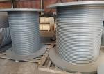 5 Layers 200m Capacity Steel Cable Drum Hydraulic For Assembling Winches