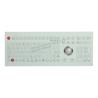 Buy cheap Customs 108 Keys Medical Grade Keyboard With 38mm Laser Trackball 1200dpi from wholesalers