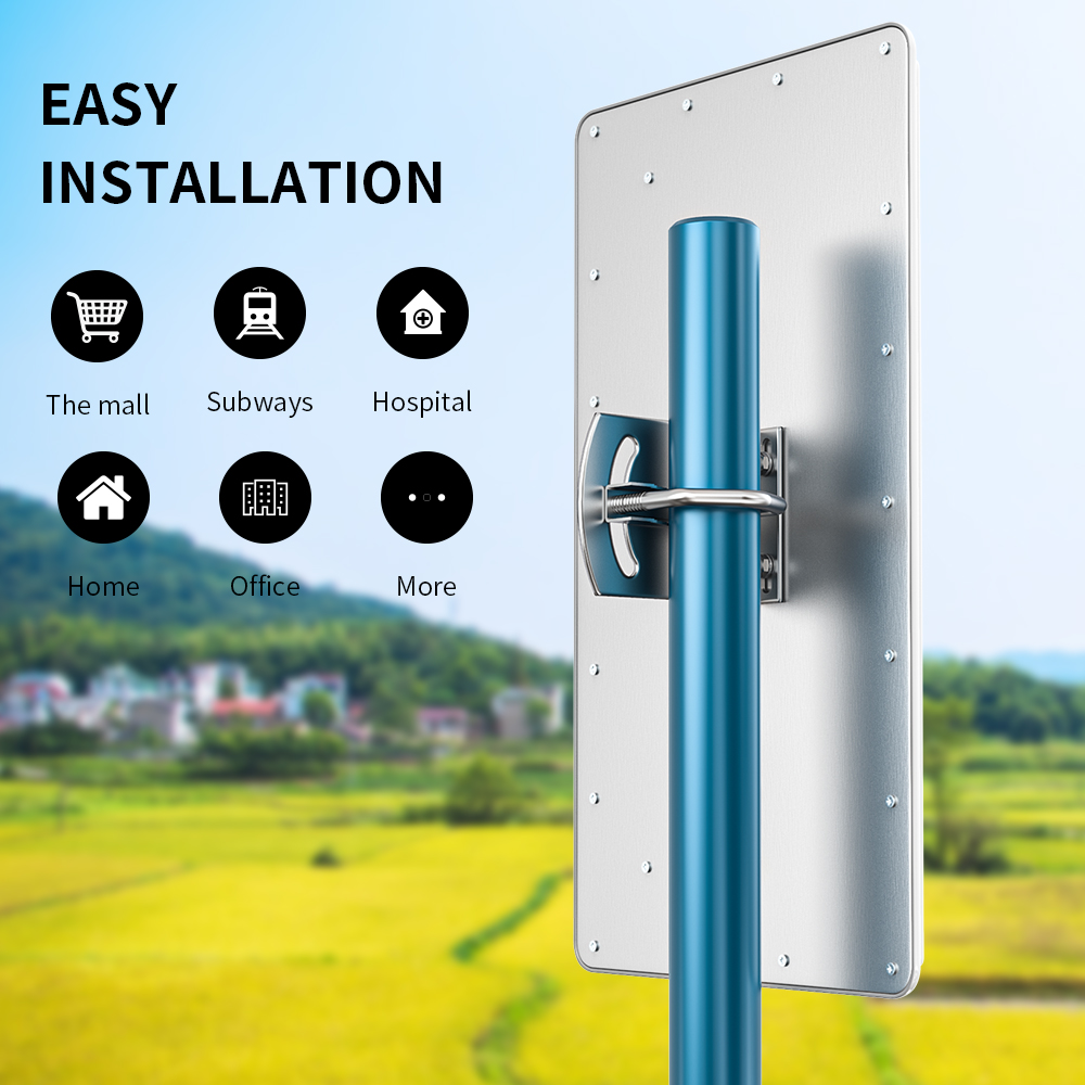 Long Range IP67 Waterproof Wireless Base 5G WiFi Outdoor Antenna with 100MHZ Bandwidth