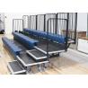 Buy cheap Polymer Seat Retractable Gym Seating , Sport Centers Retractable Indoor Bleachers from wholesalers