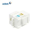 Cat5e Punch Down Keystone Jack , Rj45 Network Coupler for Unshielded twisted