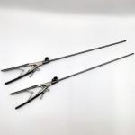 5mm 10mm Diameter V-Shaped Curved Jaw Needle Holder for Medical Operation from
