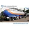 Buy cheap 12 Wheels 56KL LPG Semi Trailer , 3 Axles LPG Transport Truck 1.61MPa Pressure from wholesalers
