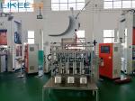 Max 1600mm Roller Aluminum Foil Container Production Line 12300KG Body Weight