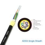 G652D ADSS Outdoor Fiber Optic Cable All Dielectric Self Supporting