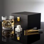 Cigar Whiskey Glass Wooden Gift Box, Old Fashioned Glass, Cooling Whiskey Stones