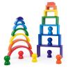 Buy cheap Baby Wooden Montessori Rainbow Building Blocks Educational from wholesalers