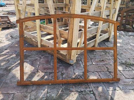 Buy cheap Stained Glass Antique Iron Window Arched Gothic Style H59xW88CM from wholesalers
