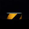 Buy cheap OEM Yellow Black Vinyl Reflective Warning Tape Stripe For Tempory Work Zone from wholesalers