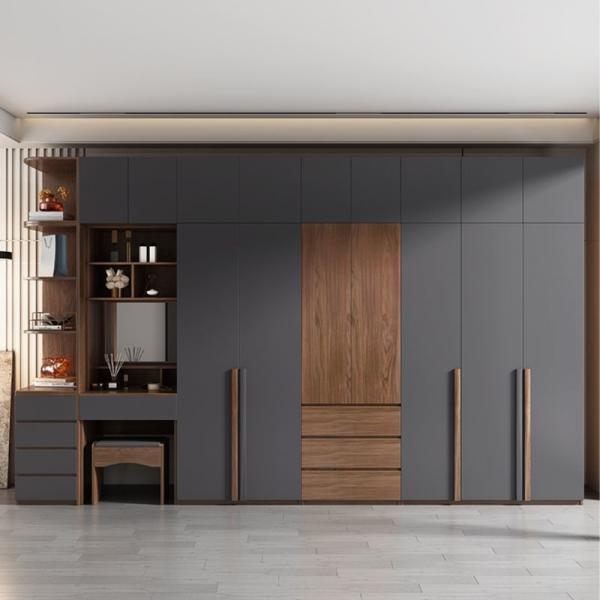 Buy cheap Bedroom Furniture Modern Melamine Plywood Wardrobe Closet Storage Wardrobe with Mirrors from wholesalers