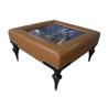 Buy cheap Stone top upholstery wooden base hotel bedroom side table/end table/coffee table from wholesalers