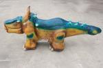 Customizable Ankylosaurus Dinosaur Battery Car For Children's Amusement Park