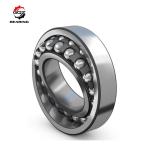 Chrome Steel Material 1203 Steel Cage Double Row Self-aligning Ball Bearing