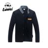 Buy cheap Utility Palto Abrigos De Hombre Men's Slim Edition Single Buckle Solid Color Long Sleeve Collar Jacket from wholesalers