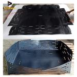 Black 400kg Plastic Slip Sheet 0.6mm For Container Loading