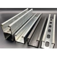 Buy cheap Unistrut Strut C Channel Metal 304ss Steel 41x82 Pre-Galvanized product