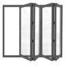Buy cheap Commercial Patio Aluminum Folding Door Double Tempered Glass from wholesalers