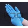Buy cheap Work chemical pink logo blue printing rubber magenta powder free examination medical nitrile gloves disposable from wholesalers