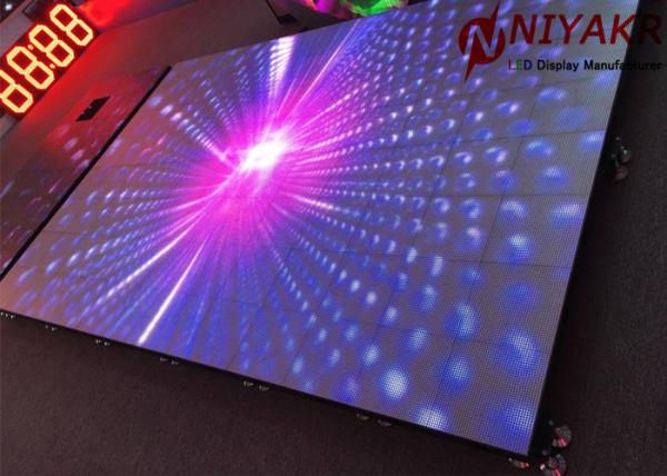 Buy cheap SMD3528 6.25mm Disco Dance Floor Rental Full Color IP65 500mm × 500mm from wholesalers