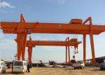 Buy cheap Double Girder Rail Mounted Cranes Electric Gantry Type With Trolley 3 Phase 380V from wholesalers