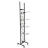 Buy cheap 300mm Width 1800mm Height Clothing Organizer Rack , Chappal Hanging Stand black from wholesalers