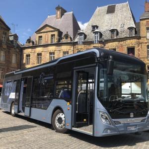 Block Design 12m Pure Electric Bus TEG6125BEV12 With Long Range Strong power