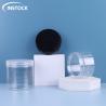 Buy cheap 100ml 200ml Food Grade Eco Friendly Cream Jar Cosmetic , Transparent Plastic Jar With Lid from wholesalers