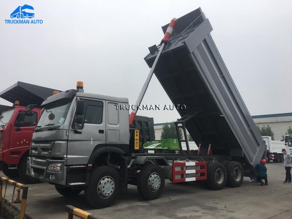 25 Cubic Meters 40T HW76 Cabin Heavy Tipper Truck
