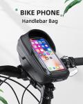 Bike Phone Mount Bag Bike Front Frame Handlebar Bag Waterproof Bike Phone Holder
