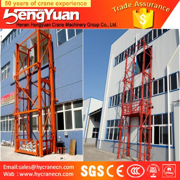 Buy cheap 300kg-3000kg guide rail lift /telescopic lift /hydraulic cylinder cargo lift from wholesalers