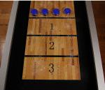 Solid Wood 9FT Shuffleboard Game Table Box Style Base Legs For 2 Players