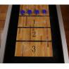 Buy cheap Solid Wood 9FT Shuffleboard Game Table Box Style Base Legs For 2 Players from wholesalers